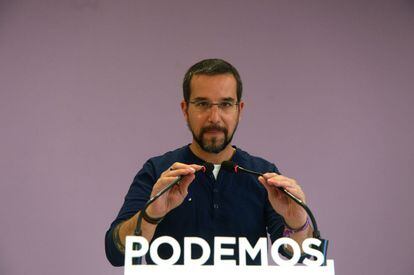 El secretari d'Organització de Podem, Sergio Pascual.