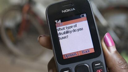 A través de un mensaje de texto, la plataforma pone en contacto a personas con discapacidad con potenciales empleadores.