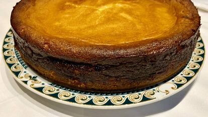 Tarta de Nicolás Reyes, del restaurante Cañadío. J.C. CAPEL