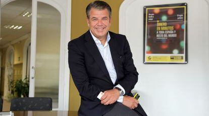 Hikmet Ersek, máximo ejecutivo de Western Union, en Madrid.