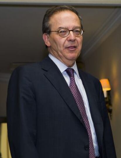 El director general del Fondo de Reestructuración Ordenada Bancaria, Antonio Carrascosa, en el Círculo Ecuestre de Barcelona.