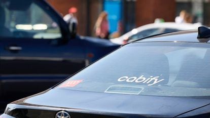 Vehículo de Cabify en Madrid.