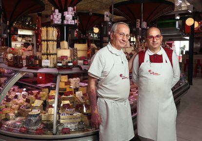 Juan Méndez (izquierda), dueño de La Boulette, y Benjamín Jiménez. 