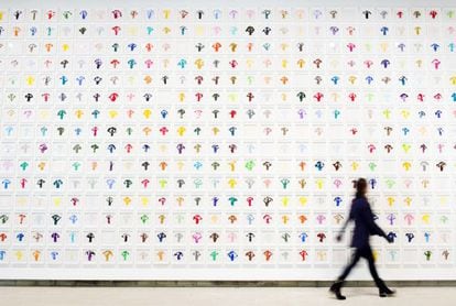 'Obra número 1000' (2009-2010) de Martin Creed.