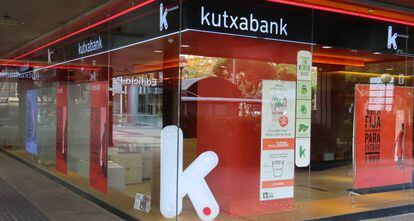 Oficina de Kutxabank en Madrid. 