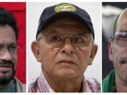 Cinco de los guerrilleros que ser&aacute;n interlocutores de las FARC.
