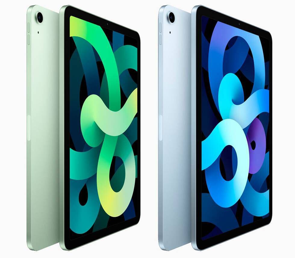 Nuevos colores de los iPad Air de 2020.