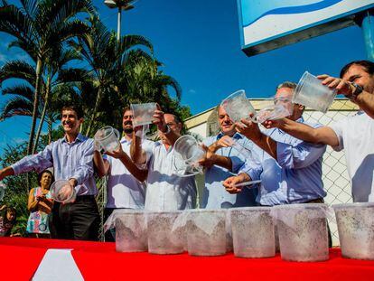 Primera liberaci&oacute;n de mosquitos transg&eacute;nicos en Piracicaba (Brasil).