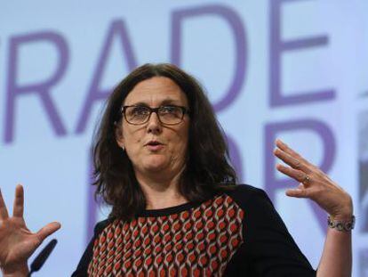 La comissària de Comerç, Cecilia Malmström.
