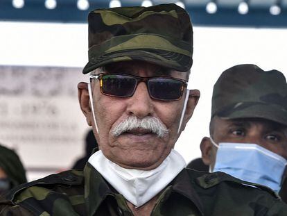 El líder del Frente Polisario, Brahim Gali, en una imagen del 21 de febrero.