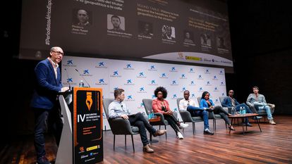 Periodistas africanos y españoles debaten sobre desinformación, el 27 de septiembre en Caixa Forum en Madrid.