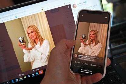 Imagen con las fotos subida por la asesora e hija del presidente estadounidense, Ivanka Trump.