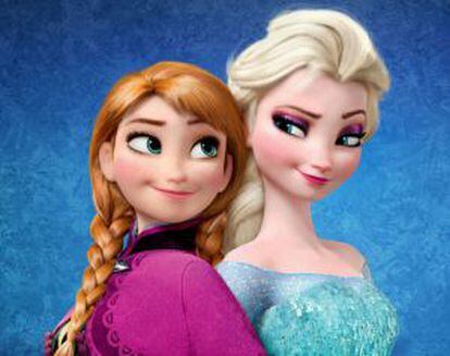 Las protagonistas de Frozen Ana (izquierda) y Elsa
