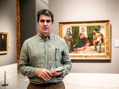 Alejandro Vergara, este miércoles, en el Museo del Prado.