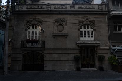 La casa de Roemer en la colonia Roma en Ciudad de México.