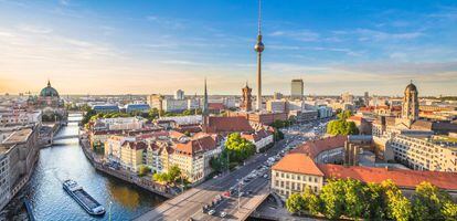 Panorámica de Berlín. La ciudad ofrece ayudas para startups internacionales.