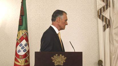 El presidente portugu&eacute;s, Cavaco Silva.