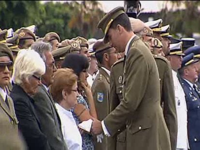 El Príncipe preside los funerales por los militares muertos en Afganistán