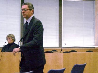 Ruiz-Gallard&oacute;n y Jim&eacute;nez Losantos, en el juicio.
