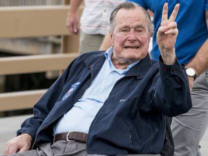 El expresidente George H. Bush, el pasado mayo.