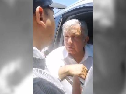 Alexander López al solicitarle apoyo al presidente Andrés Manuel López Obrador.