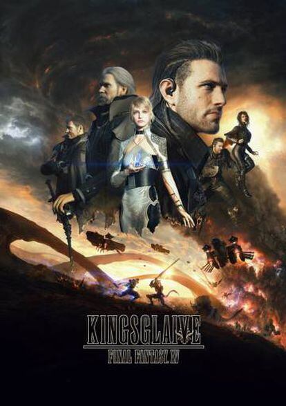 Cartel de la película 'Final Fantasy XV Kingsglaive'.