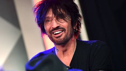 El baterista de Mötley Crüe, Tommy Lee, en una conferencia de prensa sobre su gira actual, en una fotografía de diciembre de 2019.