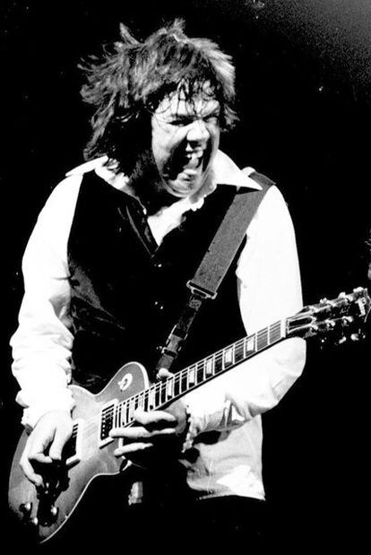 Gary Moore, durante una actuación en España en 1994.