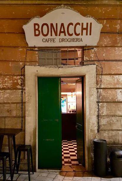 El café Bonacchi, en Matera (Italia).