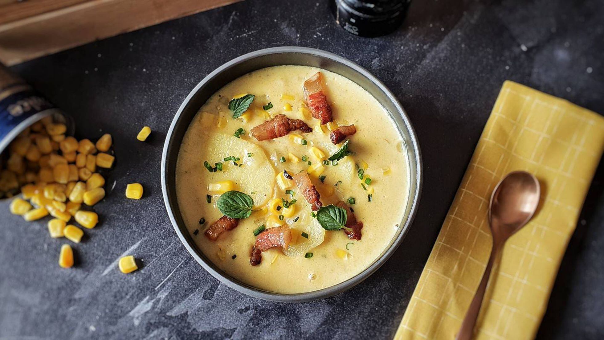 Corn chowder: usa tus latas de maíz para hacer una sopa de resistencia |  Recetas | Gastronomía | EL PAÍS