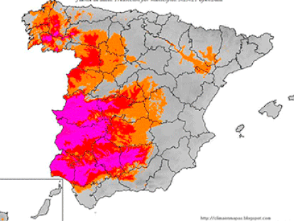 Meteorología activa este viernes para Galicia el primer aviso por calor del año