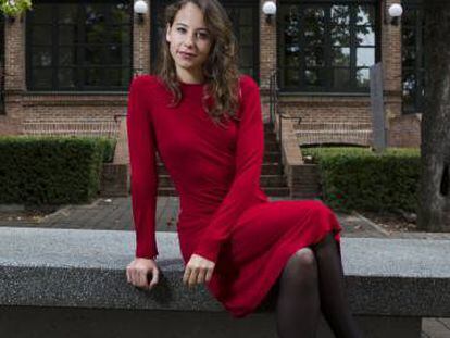 La actriz Irene Escolar, en la Residencia de Estudiantes de Madrid.