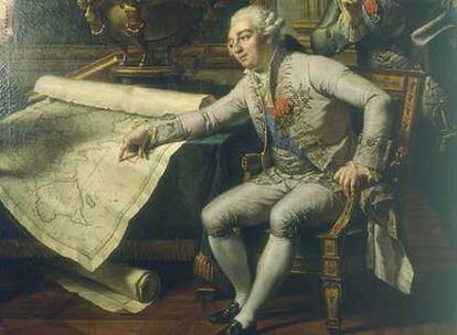 Luis XVI, en un cuadro de André Monsiaux que se conserva en el Museo de Versalles.