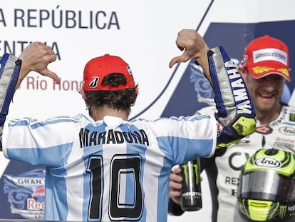 Rossi va homenatjar Maradona a l'Argentina.