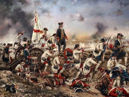 'Por España y por el Rey. Gálvez en América', obra de Augusto Ferrer-Dalmau.