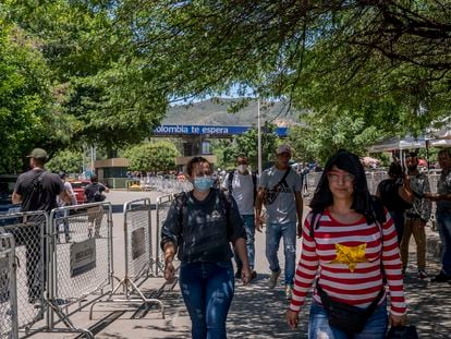 puente internacional Simón Bolívar no ha cambiado a pesar de las expectativas por reabrir la frontera colombo venezolana. El transito de personas sigue igual, en Cúcuta