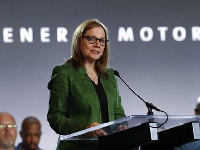 La presidenta y consejera delegada de General Motors, Mary Barra.