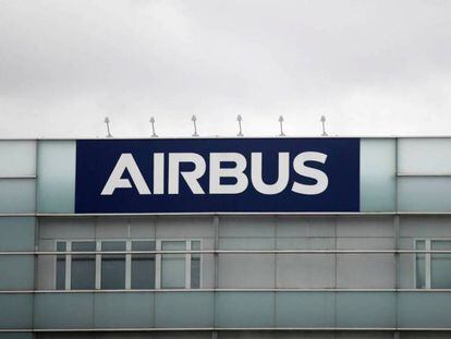 Fachada de la fábrica de Airbus en Toulouse (Francia)