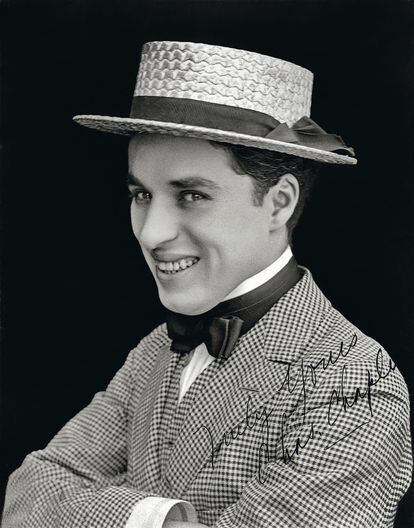 Un joven Charlie Chaplin.