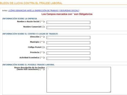 Empleo crea un buz n an nimo para denunciar casos de fraude