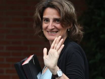 La ministra de Transición Ecológica, Teresa Ribera.