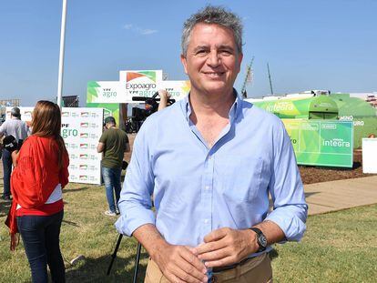 Luis Miguel Etchevehere, ex ministro de Agroindustria, en la inauguración de la ExpoAgro, a principios de marzo de 2020.