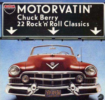 Portada del disco de Chuck Berry 'Motorvatin-22 rock 'n' roll classics'