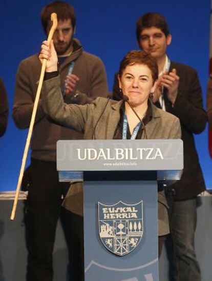 Mertxe Aizpurua, alcaldesa de Usurbil, ha sido elegida la nueva presidenta de Udalbiltza.