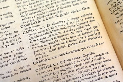The word “cabrya” was the first clue.  David Prieto saw in his copy that Greek y (with vowel value), which did not coincide with the Latin i of the version known until now.