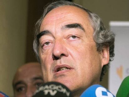 El presidente de la Confederaci&oacute;n Espa&ntilde;ola de Organizaciones Empresariales (CEOE), Juan Rosell. 