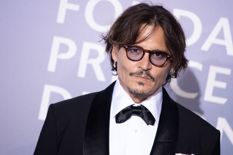 Johnny Depp, en una gala en Monte Carlo el 24 de septiembre de 2020.