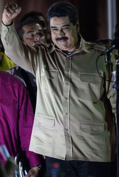 Nicolás Maduro, este martes en Caracas.