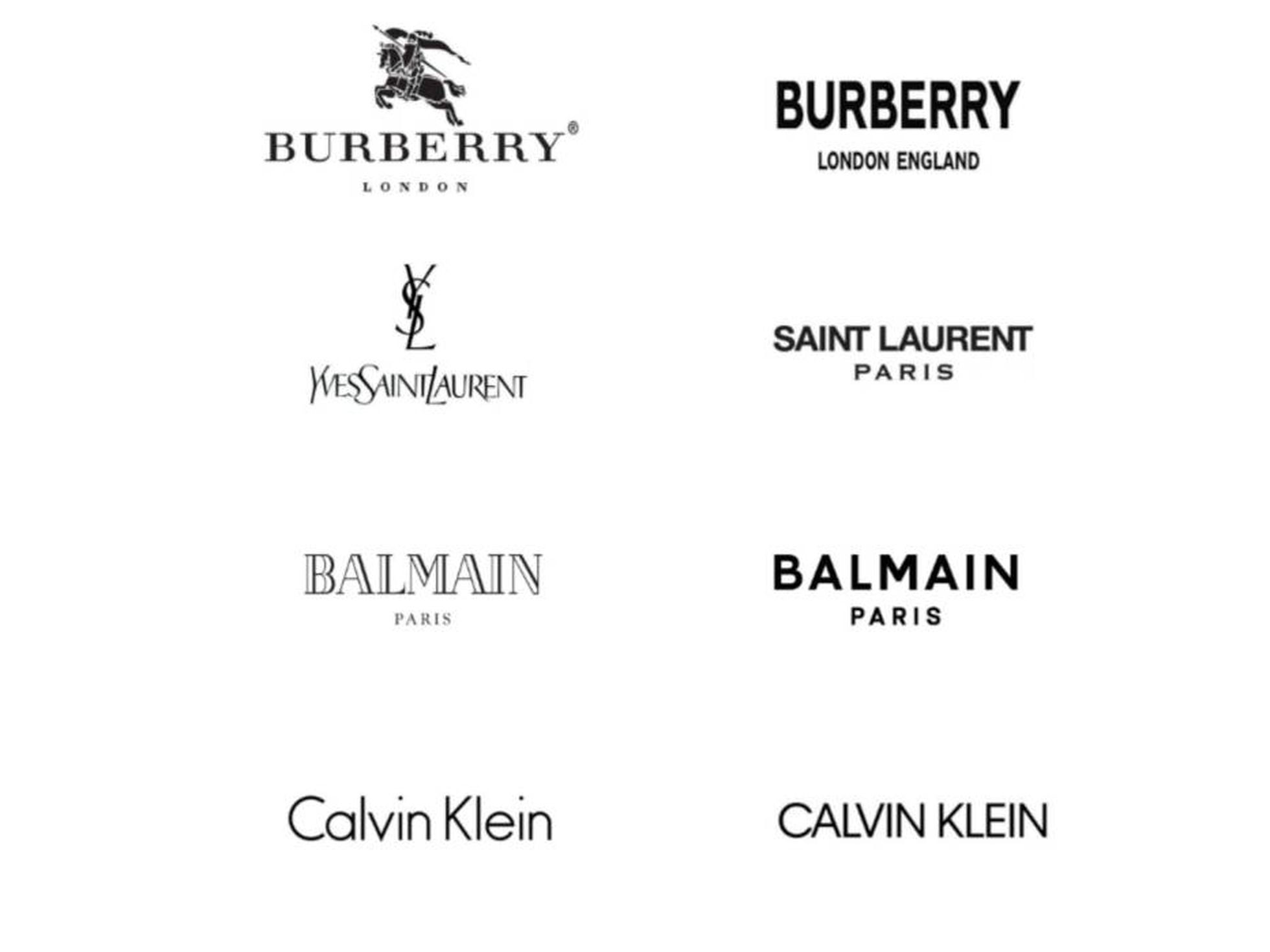 Intacto Gobernable Meseta Logo: ¿Por qué todas las marcas de moda de lujo parecen ahora iguales? |  ICON Design | EL PAÍS