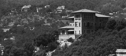 El palacio de Marivent, alojamiento de la familia real durante sus vacaciones en Palma de Mallorca, en una imagen de 1995.